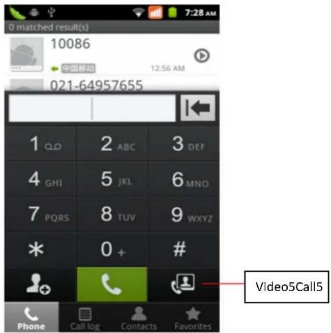0 matched result(s) 10086 中国移动 12:56 AM 021-64957655 1 QD 2 ABC 3 DEF 4 GHI 5 JKL 6 MNO 7 PQRS 8 TUV 9 WXYZ * 0 + # Phone Call log Contacts Favorites Video5Call5