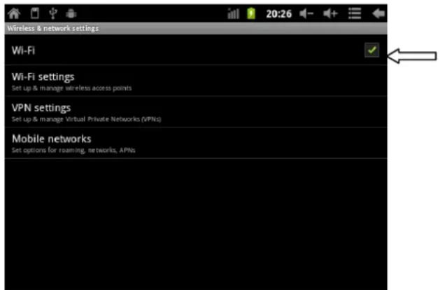 Wireless & network settings Wi-Fi Wi-Fi settings Set up & manage wireless access points VPN settings Set up & manage Virtual Private Networks (VPNs) Mobile networks Set options for roaming, networks, APNs