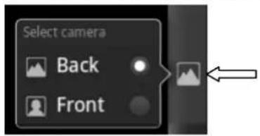 Select camera Back Front