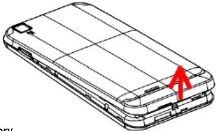 LAVA Iris 405 plus - Remove the back cover - 1