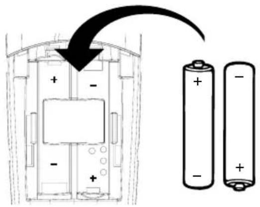 Diagram showing battery charging process with positive and negative charge indicators in a device layout