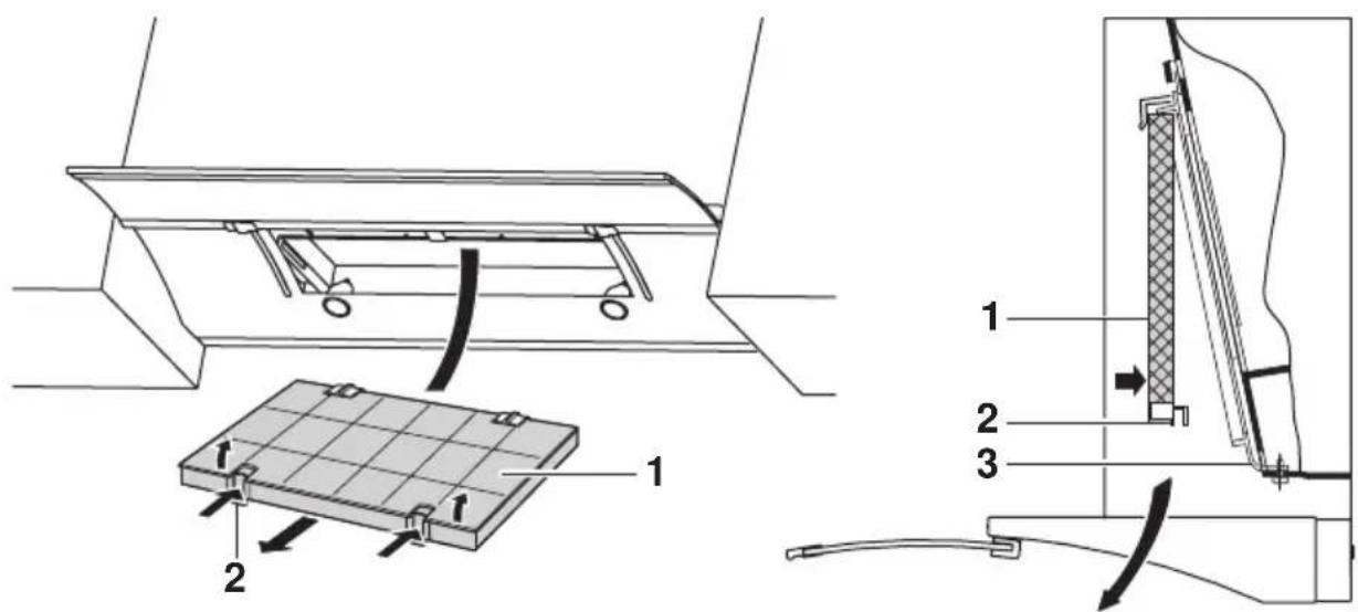 Technical diagram showing assembly of a solar panel with labeled components and directional arrows indicating motion or movement.