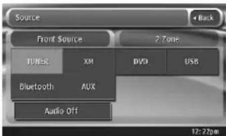CLARION VZN709 - When the liquid crystal panel is open - 1