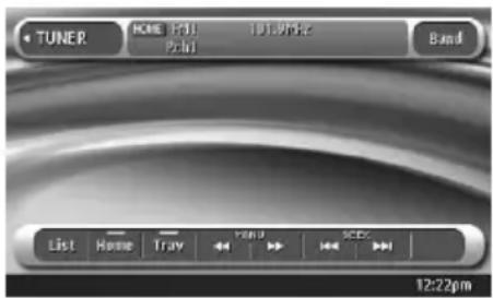 CLARION VZN709 - Listening to the radio - 1