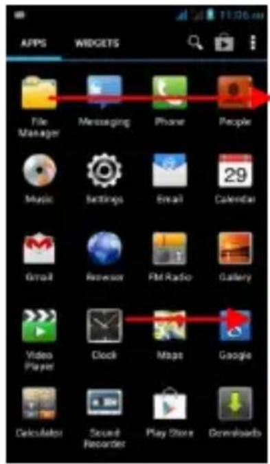 AFPS WIDGETS File Manager Messaging Phone People Music Settings Email Calendar Email Reviseer FM Radio Gallery Video Player Clock Maps Google Calculator Sound Recorder Play Store Downloads