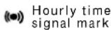 Lorus W590 - Engagement/disengagement of the alarm and hourly time signal - 2