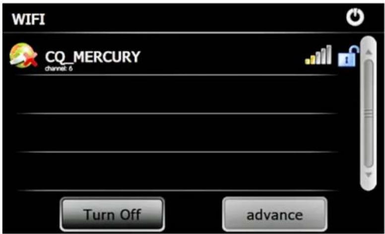 WIFI CQ_MERCURY channel: 6 Turn Off advance