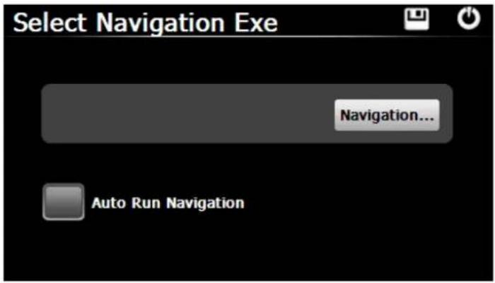 Select Navigation Exe Navigation... Auto Run Navigation