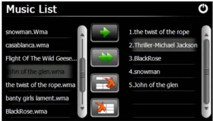 Music List snowman.Wma casablanca.wma Flight Of The Wild Geese... John of the glen.wma the twist of the rope.wma banty girls lament.wma BlackRose.wma 1.the twist of the rope 2.Thriller-Michael Jackson 3.BlackRose 4.snowman 5.John of the glen