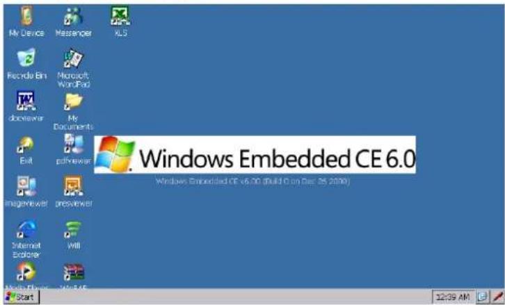 My Device Messenger XLS F:\Users\B Microsoft WordRap docetaver My Documents Edit pd viewer imgenewer <|im_start|> Dominewer Internet Explorer Wili Start Windows Embedded CE 6.0 Windows Embedded CE v6.00 (build C on Dec 05 2009) 12:39 AM.