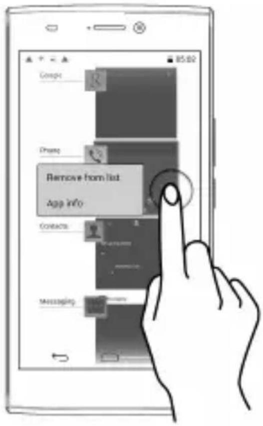 Remove from list App info