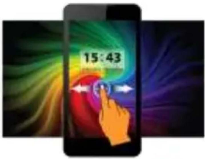 Micromax Canvas Blaze HD EG116 - SWITCH BETWEEN HOME SCREENS - 1
