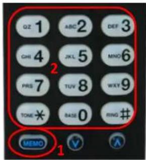 QZ 1 ABC 2 DEF 3 GHI 4 JKL 5 MNO 6 PRS 7 TUV 8 WXY 9 TONE ✕ BASE 0 RING # MEMO 1