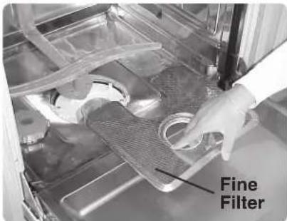 THERMADOR DWHD94BF - To Remove the Fine Filter and the Micro Filter: - 1