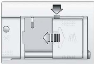 THERMADOR DWHD94BF - Opening the Detergent Dispenser Cover (Lowered Position) - 1