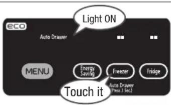HITACHI R-E6800V - Set the Auto Drawer - 1