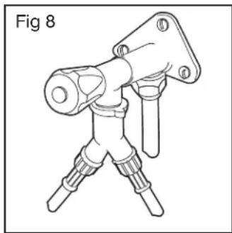 SERVIS M6503S - Permanent plumbing for Hot and Cold fi II machines only. - 1