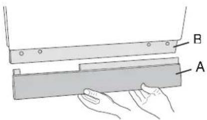 MAYTAG MSE860FARS - Fitting strip seal (on the floorplinth covering plate) - 1