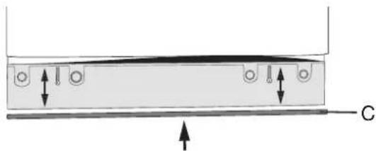 MAYTAG MSE860FARS - Fitting strip seal (on the floorplinth covering plate) - 2