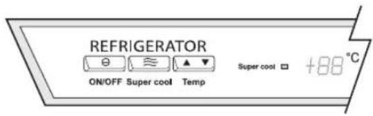 Logik LFC60W10 - To Switch On the Refrigerator Compartment - 1