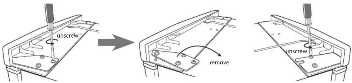 Logik LFC60W10 - Reversing the Door Swing - 4