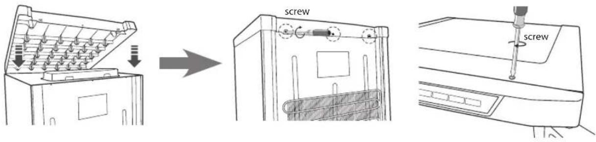 Logik LFC60W10 - Reversing the Door Swing - 13