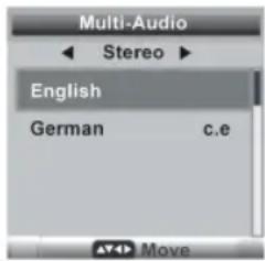 Sogo SS-1621 - AJUSTE DE MULTI-AUDIO - 1