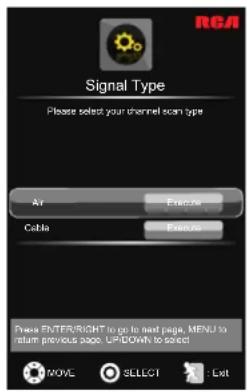 RCA LED42B45RQ - Initial Setup - 5