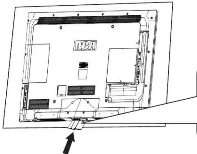 RCA LED42B45RQ - TV Stand Installation - 2