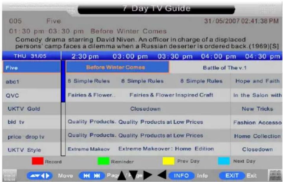 7 Day TV Guide 005 Five 31/05/2007 02:41:38 PM 01:30 pm-03:30 pm Before Winter Comes Comedy drama starring David Niven. An officer in charge of a displaced persons' camp faces a dilemma when a Russian deserter is ordered back.(1969)[S] THU 31/05 2:30 pm 03:00 pm 03:30 pm 04:00 pm 04:30 pm Five Before Winter Comes Battle of The v.1 abc1 8 Simple Rules 8 Simple Rules 8 Simple Rules Hope and Faith QVC Fairies & Flower.. Fairies & Flower Inspired Craft In the Salon with UKTV Gold Closedown New Tricks bid tv Quality Products. Quality Products at Low Prices Fashion Accesso price-drop tv Quality Products. Quality Products at Low Prices Home Collection UKTV Style Extreme Makeov Extreme Makeover: Home Edition Closedown Record Reminder Prev Day Next Day Move Page Page INFO Info EXIT
