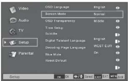 Logik L22LI628E - Screen mode - 1