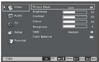 Logik L22LI628E - Selecting Picture Mode - 1