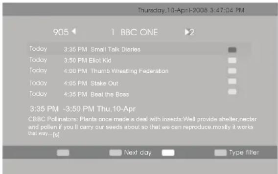 Logik L15LID628E - Electronic Program Guide (EPG) - 2