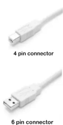 4 pin connector 6 pin connector