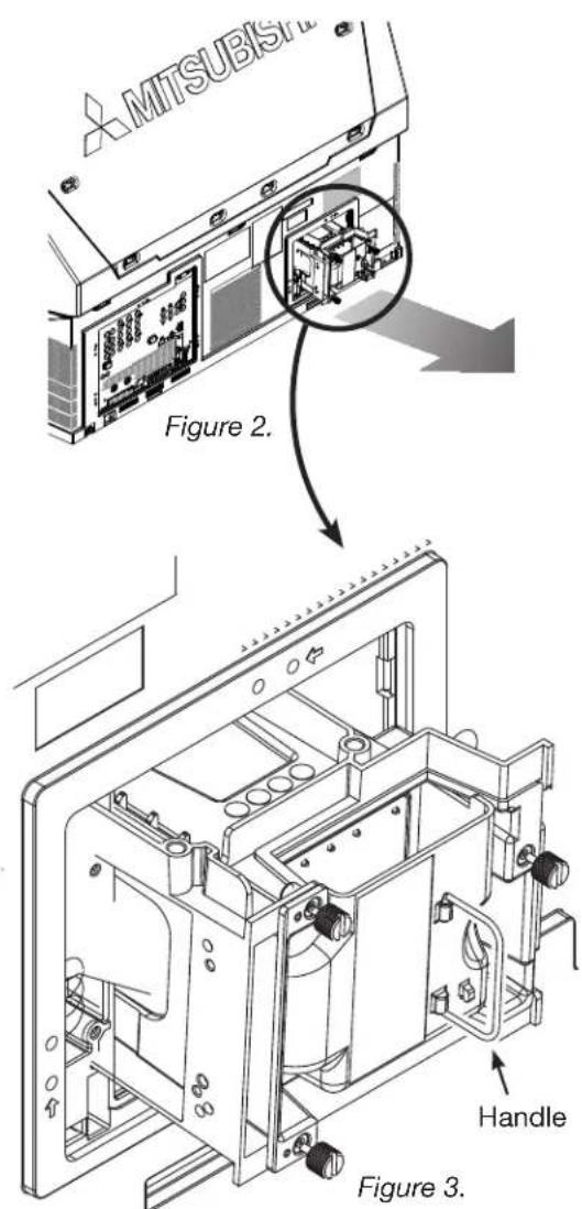 MITSUBIS Figure 2. Handle Figure 3.