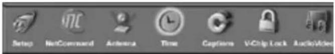 Setup NetCommand Adientra Time Captions VChip Lock AudioVided