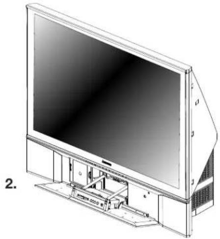 MITSUBISHI WD-52825 - Tool needed: Phillips screwdriver - 1