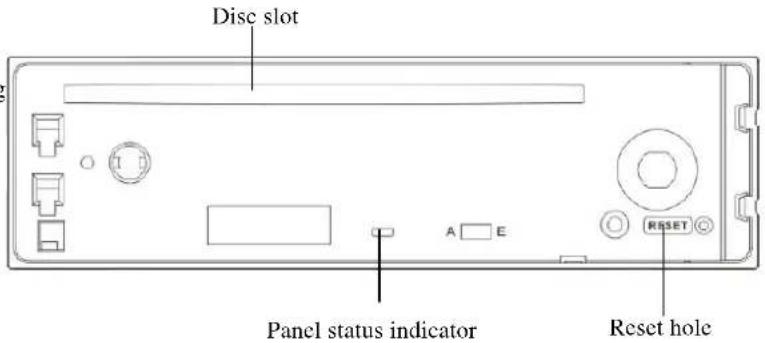 HYUNDAI H-CMD7074 - Back of the front panel - 1