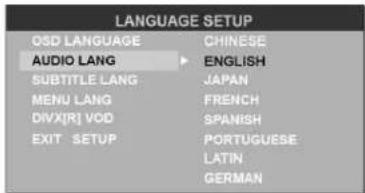 HYUNDAI H-CMD7071 - Setting the audio language - 1