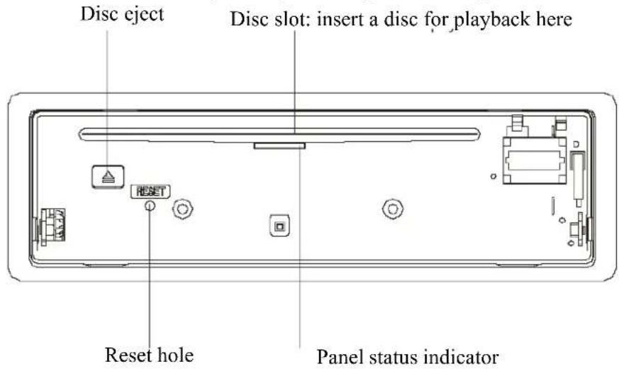 HYUNDAI H-CMD7071 - Front panel - 2