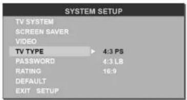 HYUNDAI H-CMD7071 - Setting TV type - 1