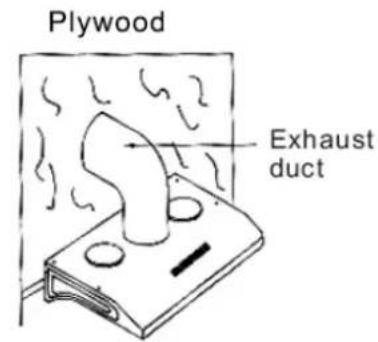 Plywood Exhaust duct