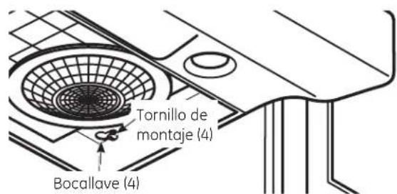 Tornillo de montaje (4) Bocallave (4)