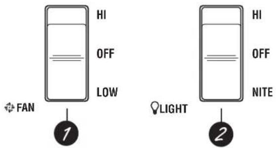 GE JV635HBB - Control de la LUZ - 1