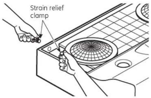 Strain relief clamp