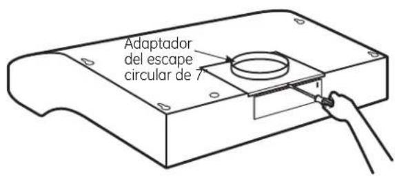 Adaptador del escape circular de 7