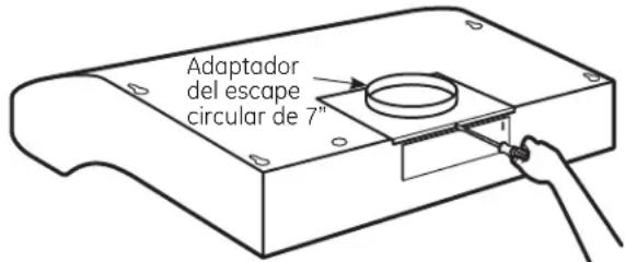 Adaptador del escape circular de 7"