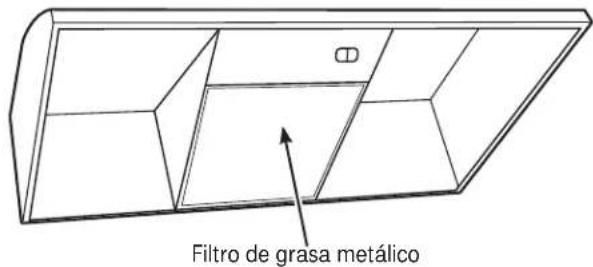 Filtro de grasa metálico