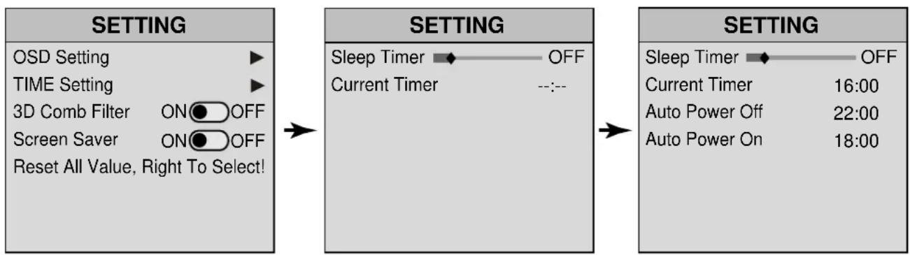 Palsonic PDP5010 - Setting Time - 1