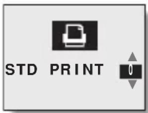 SANYO VPC-R1EX - Select [STD PRINT], and press the [SET] button. - 1